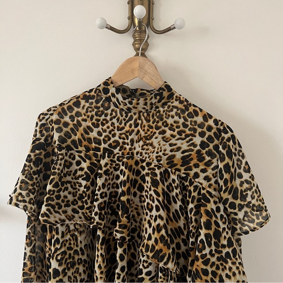 ASOS Cheetah Print Blouse - Picture 2 of 4
